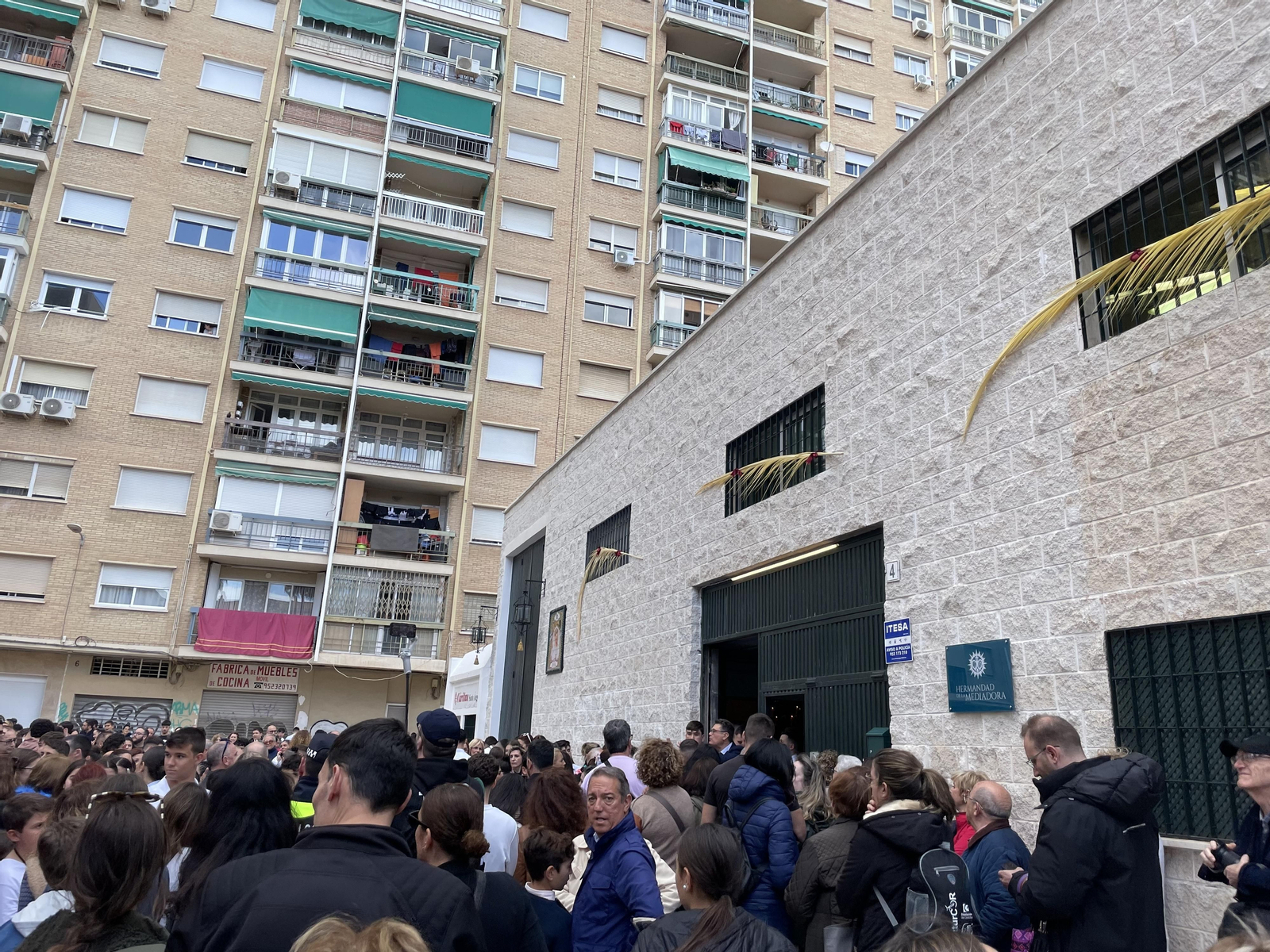 Mediadora en el Miércoles Santo en Málaga, en fotos