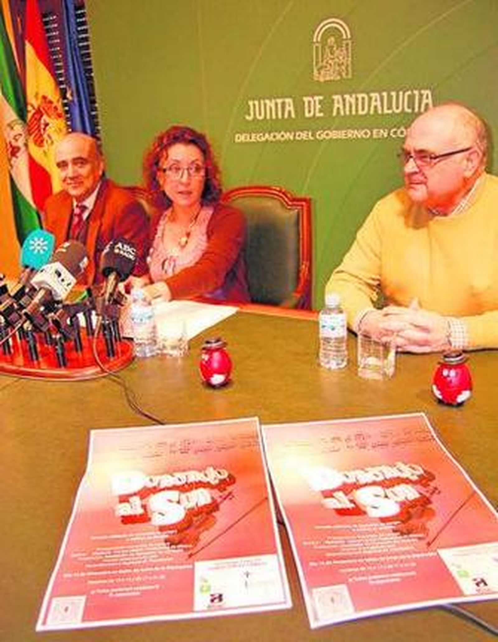 Presentación de la macrocolecta en la Delegación del Gobierno.