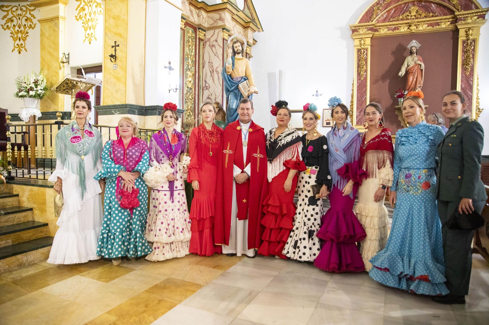 Las imágnes de la misa y procesión en honor a San Marcos en El Ejido