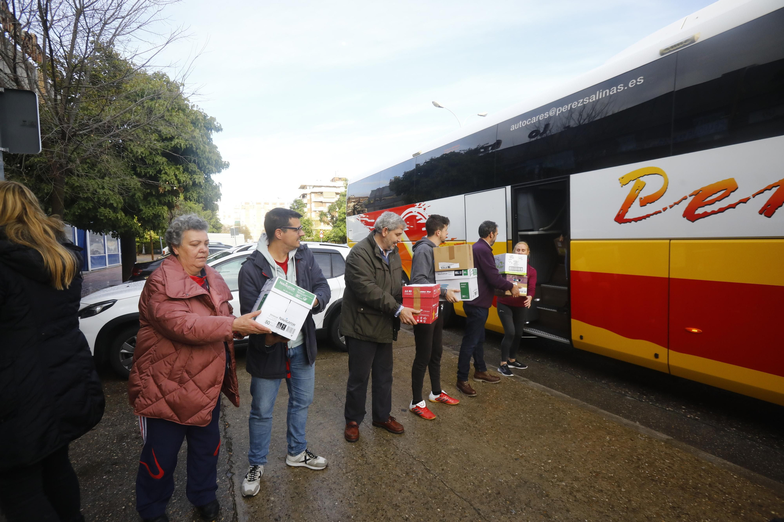 Las fotografías del nuevo cargamento solidario de Córdoba a Ucrania