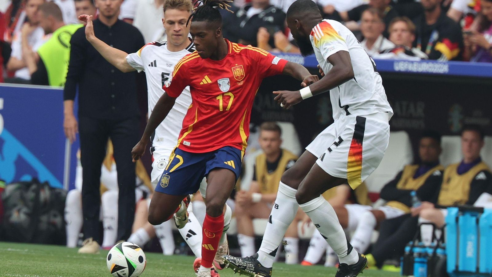 Las mejores fotos del España - Alemania