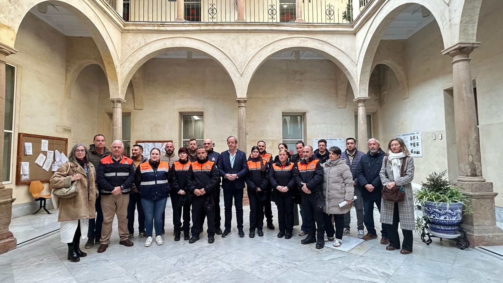 Reconocimiento municipal al equipo de Protección Civil de Andújar