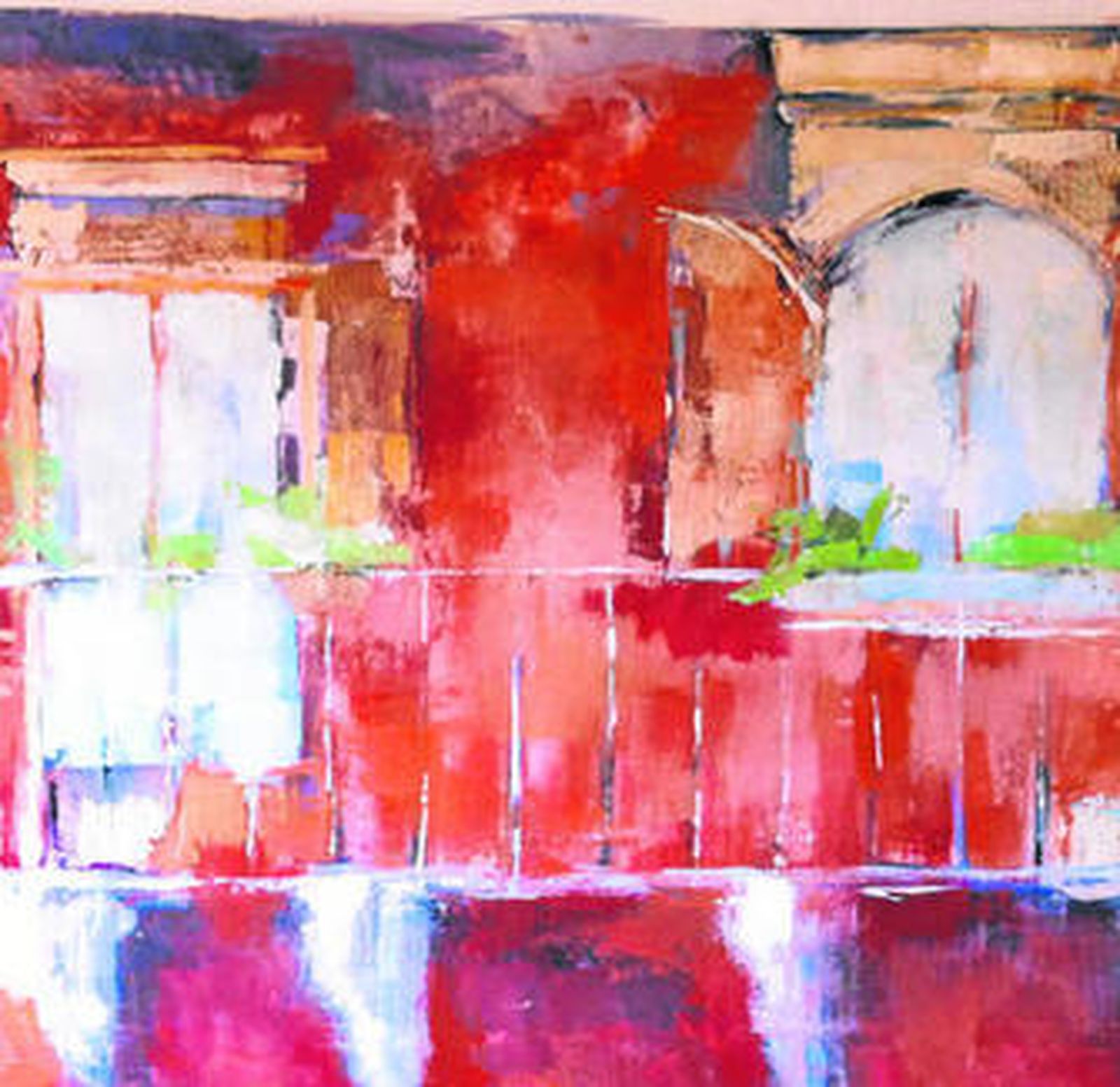 Imagen de uno de los cuadros realizados por Blanca Orozco.