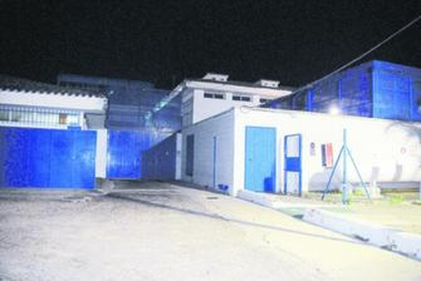 Entrada al centro de internamiento de Puerto Real.