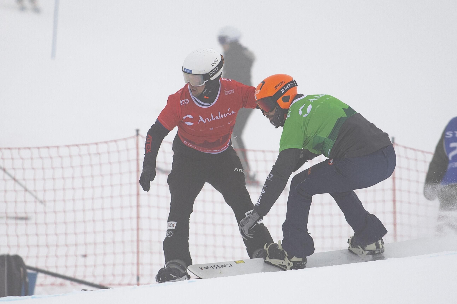 Las mejores imágenes de la segunda jornada de la Copa del Mundo de Snow en Sierra Nevada