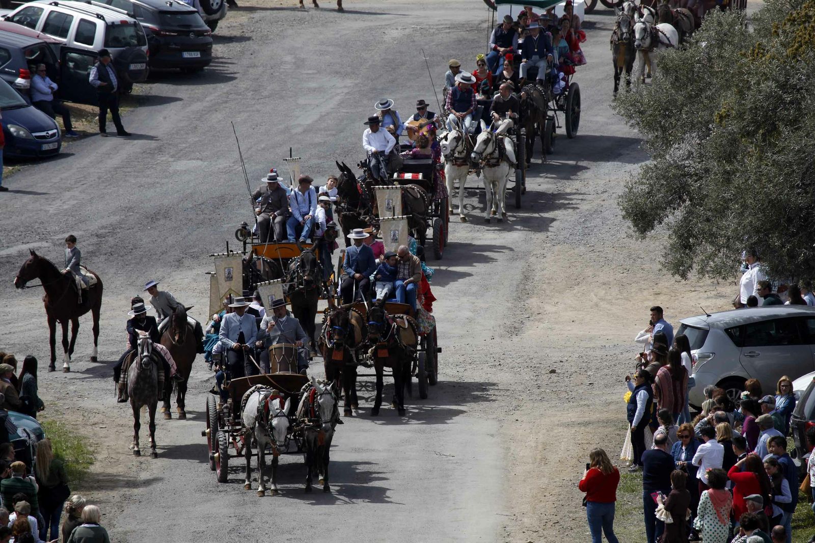 Imagen de la Romería de Piedras Albas de 2018.