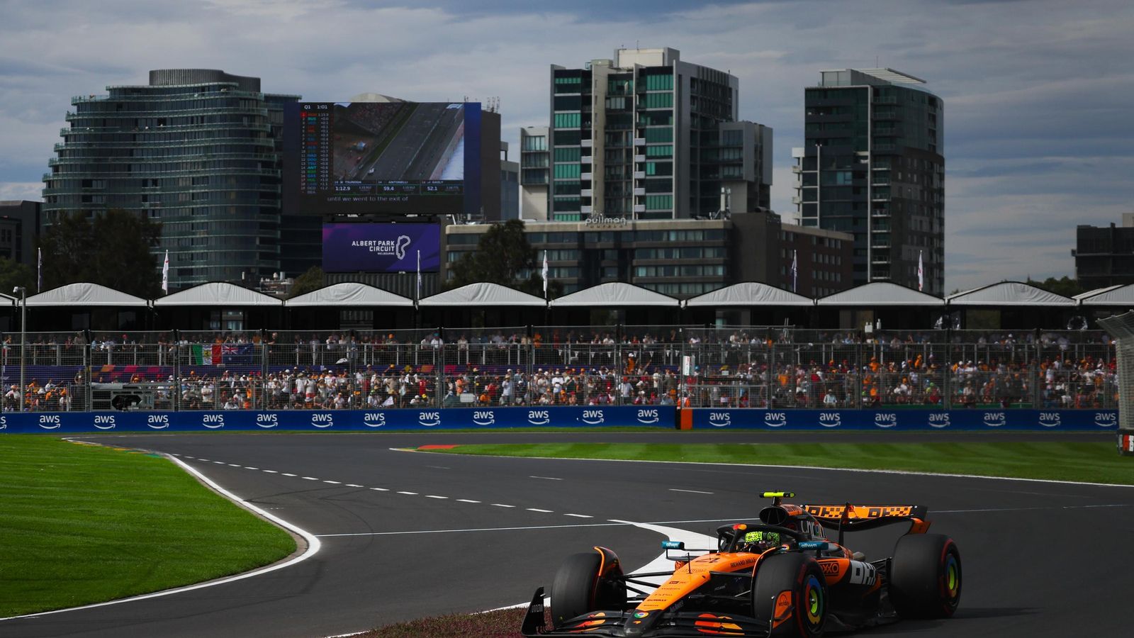 Los fotos del arranque de la Fórmula 1 en Melbourne