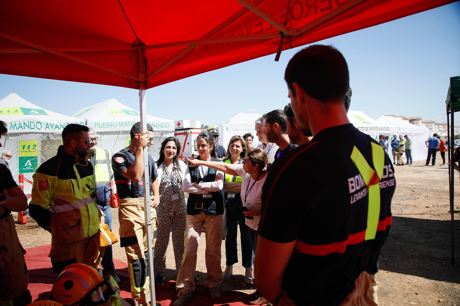 Así se ha vivido el simulacro de incendio forestal en Turre