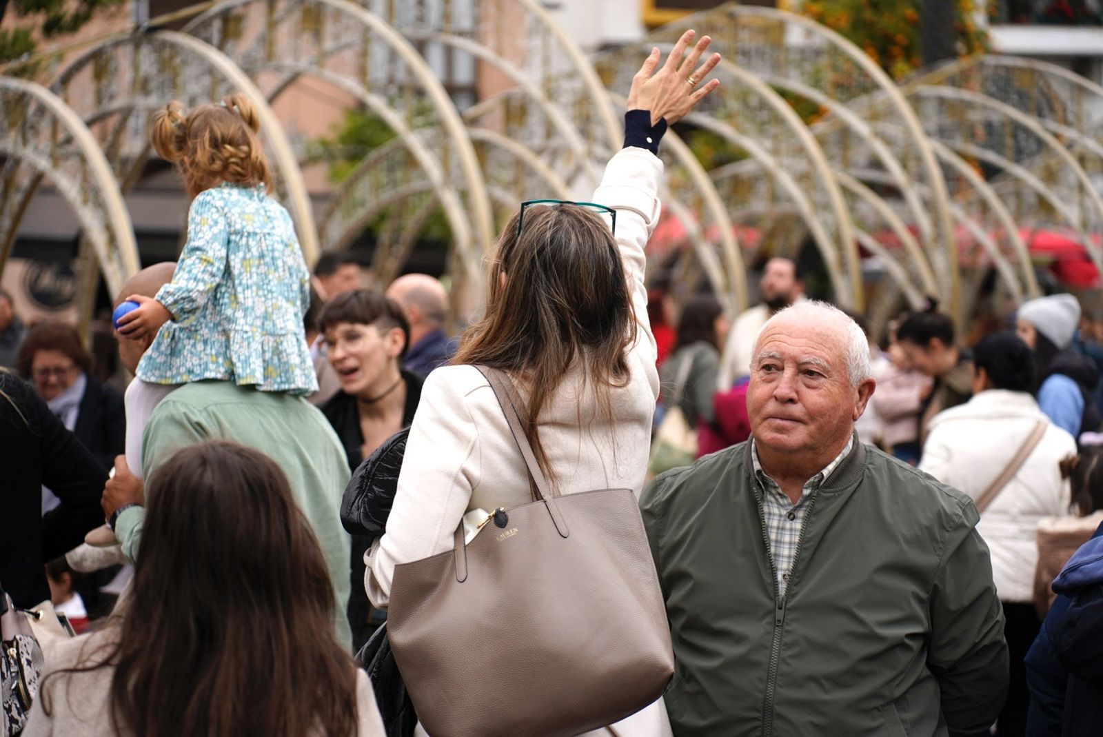Fotos de las campanadas infantiles en la Plaza Alta de Algeciras