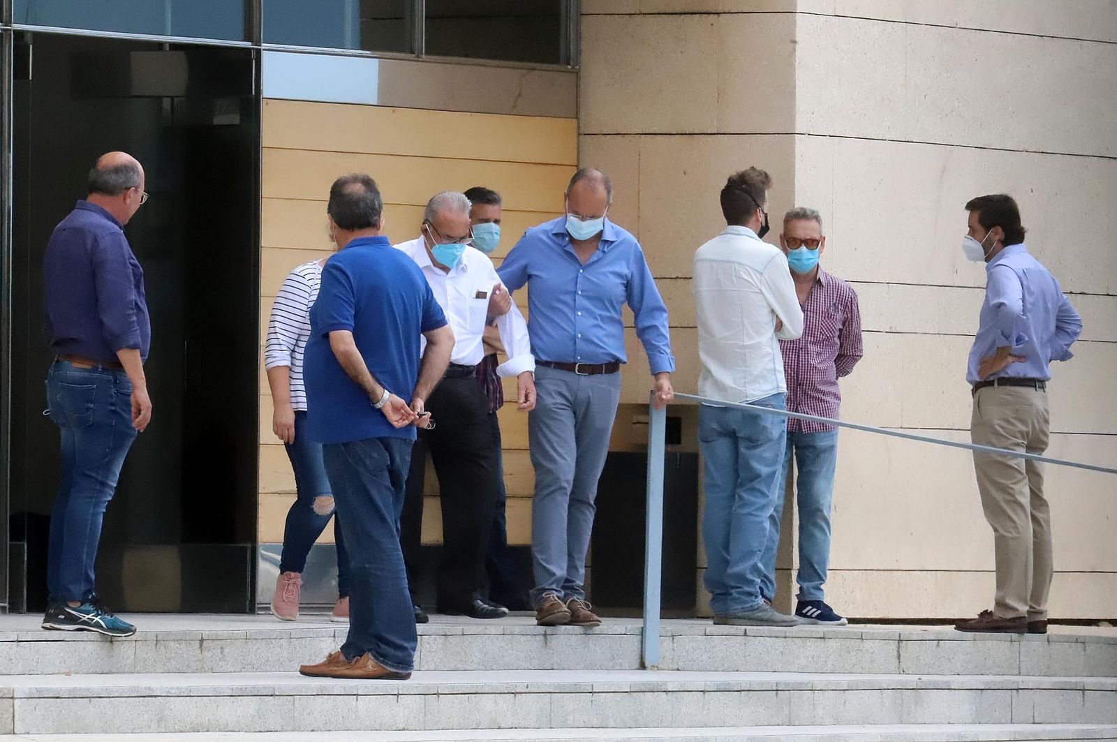 Imágenes de las muestras de condolencia por el fallecimiento de Francisco Mendoza