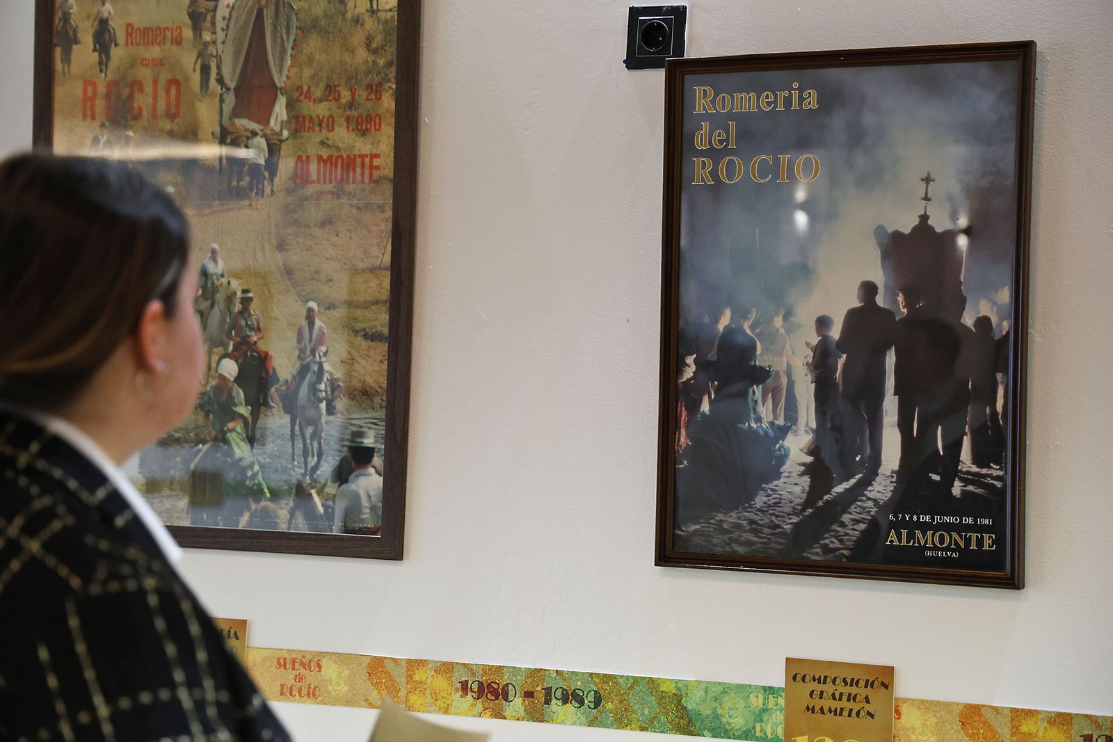 Imágenes de la inauguración de la exposición 'Sueños de Rocío. Carteles de Romería'.