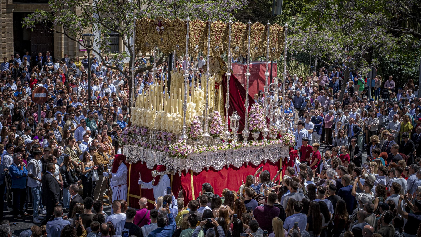 Imágenes de la salida de la Borriquita en la Semana Santa de Cádiz 2025