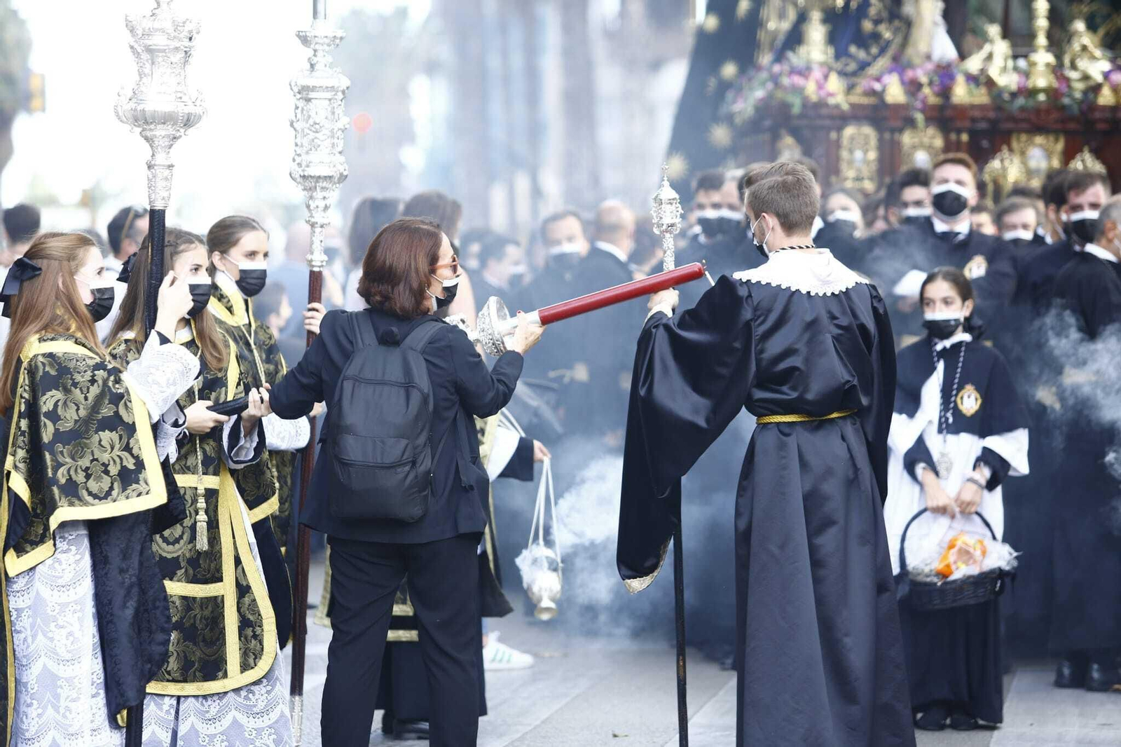 Las fotos del Sagrado Descendimiento en la procesión Magna de Málaga