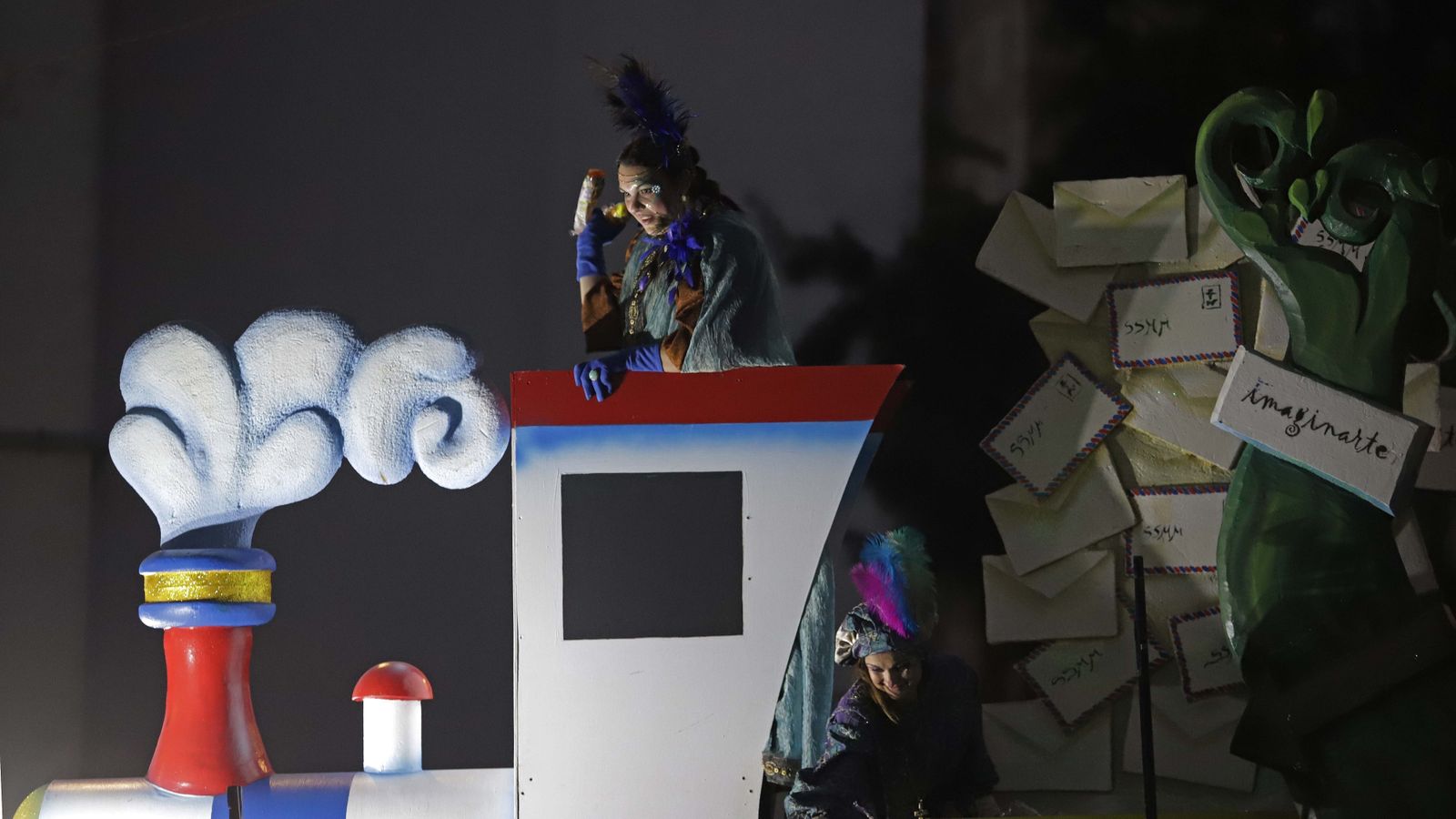 Fotos de la cabalgata de los Reyes Magos en Algeciras