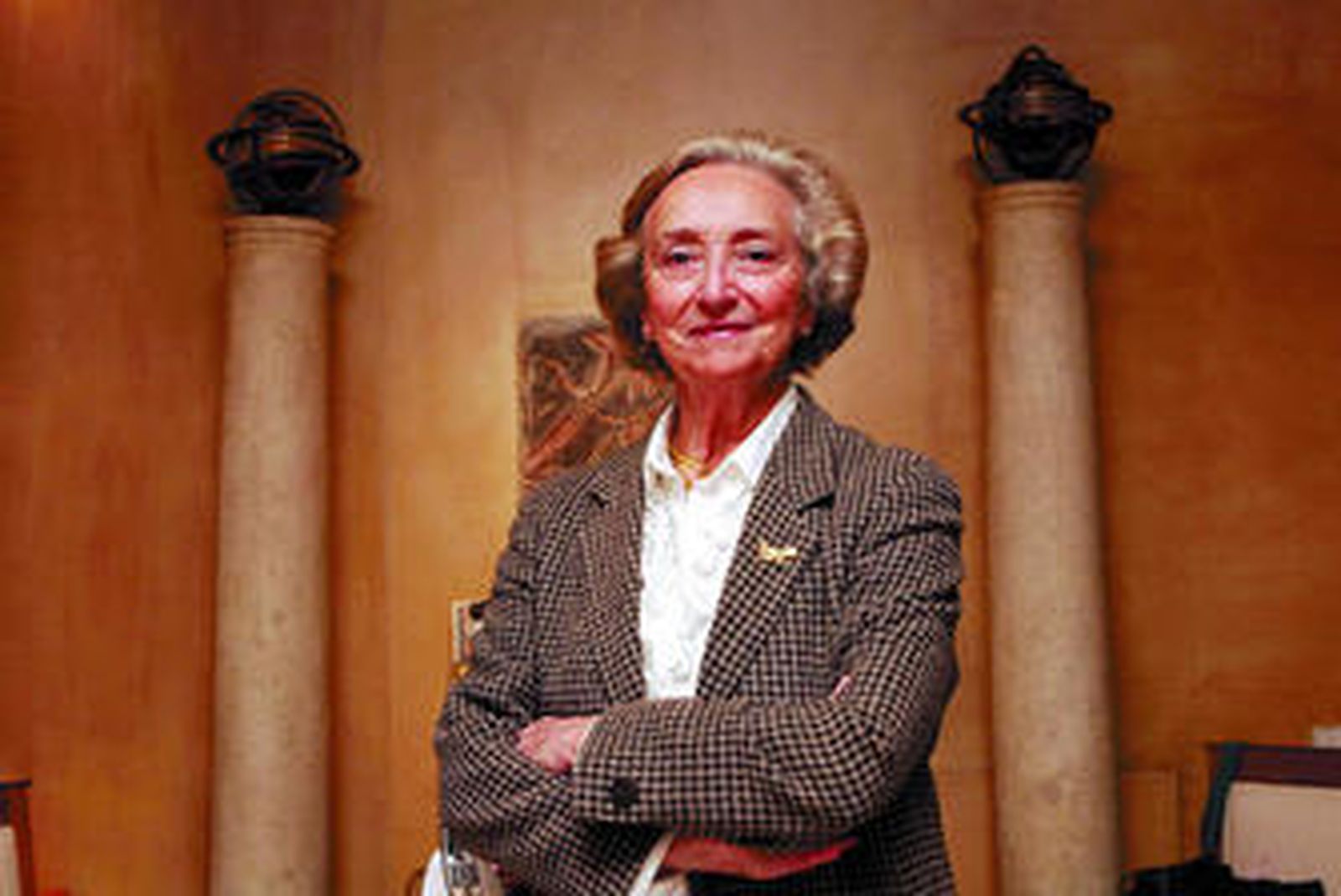 Pilar Citoler, en su casa de Madrid.