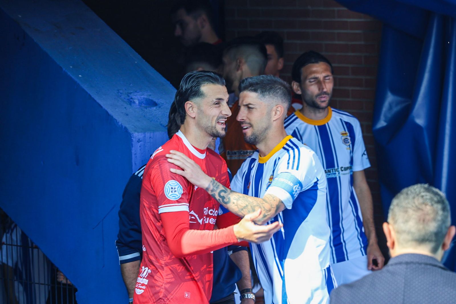 Búscate en las gradas del Nuevo Colombino durante el Recre-Deportiva Minera