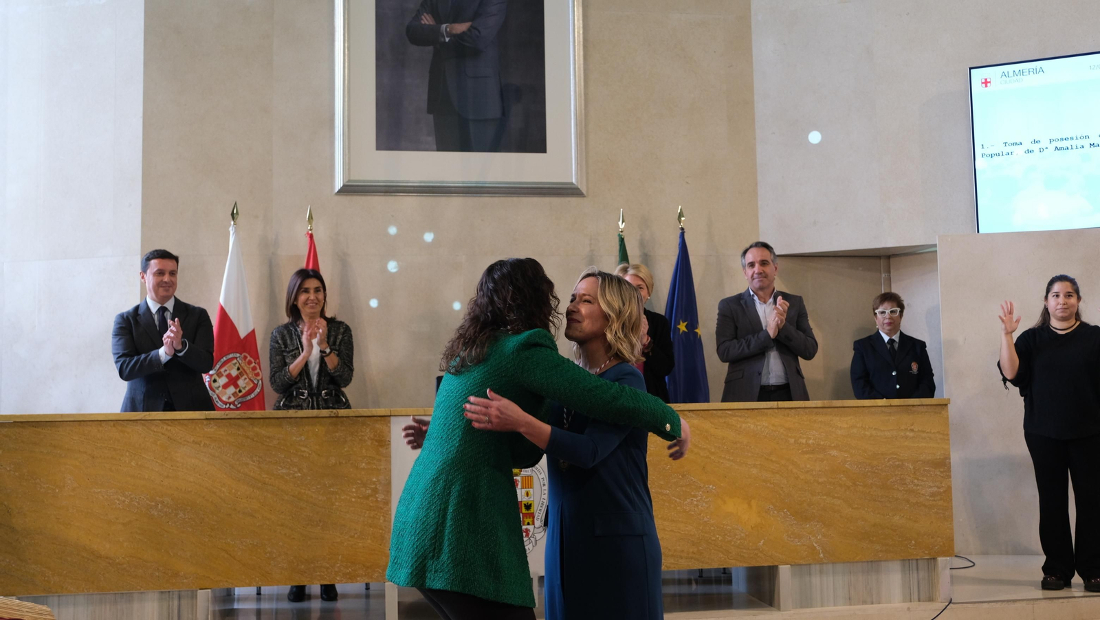 Imágenes del Pleno del Ayuntamiento de Almería