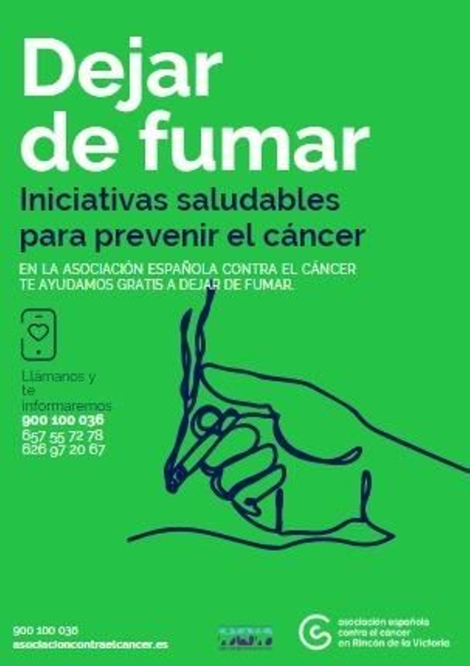 Cartel promocional de la iniciativa de la deshabituación del tabaquismo
