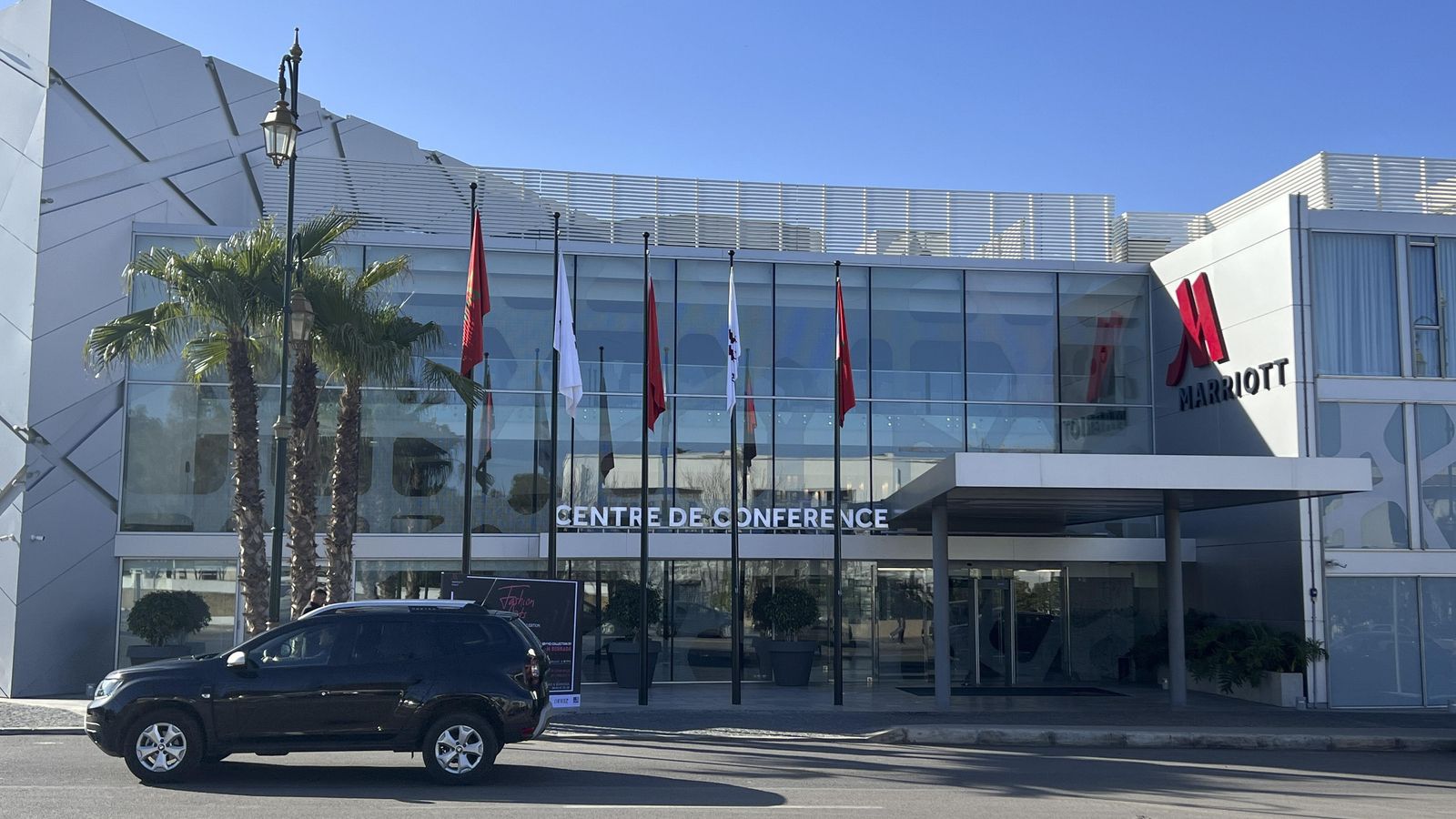 Vista de la sede donde se celebrará el foro empresarial enmarcado en la cumbre hispano-marroquí.