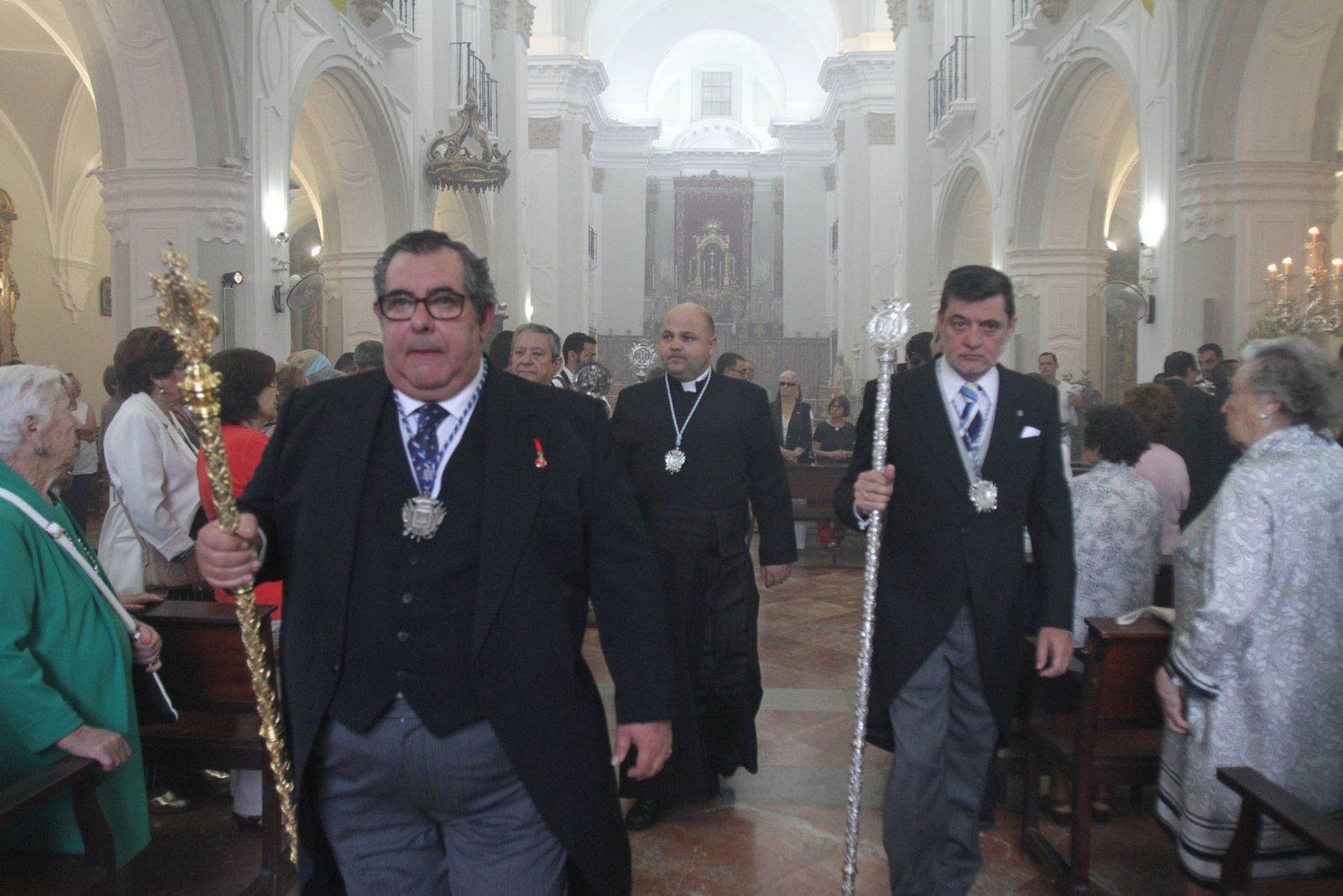 Procesión solemne de la Virgen de la Cinta.