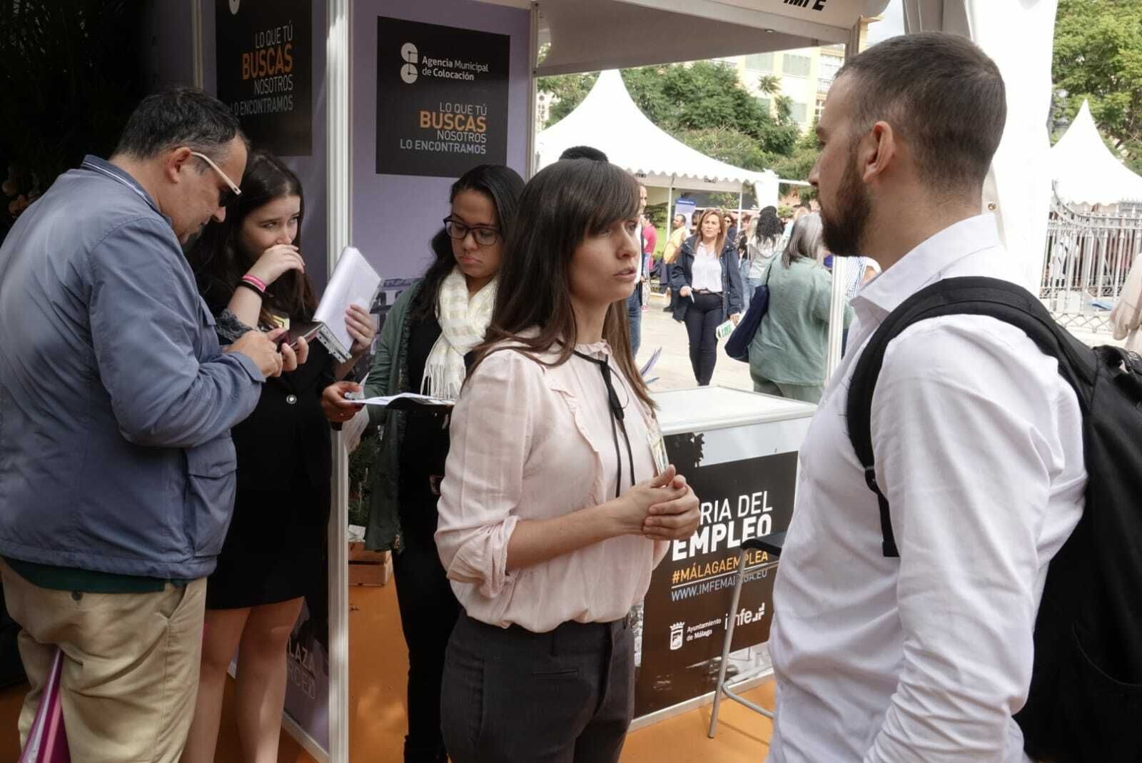 La Feria de Empleo de Málaga, en fotos