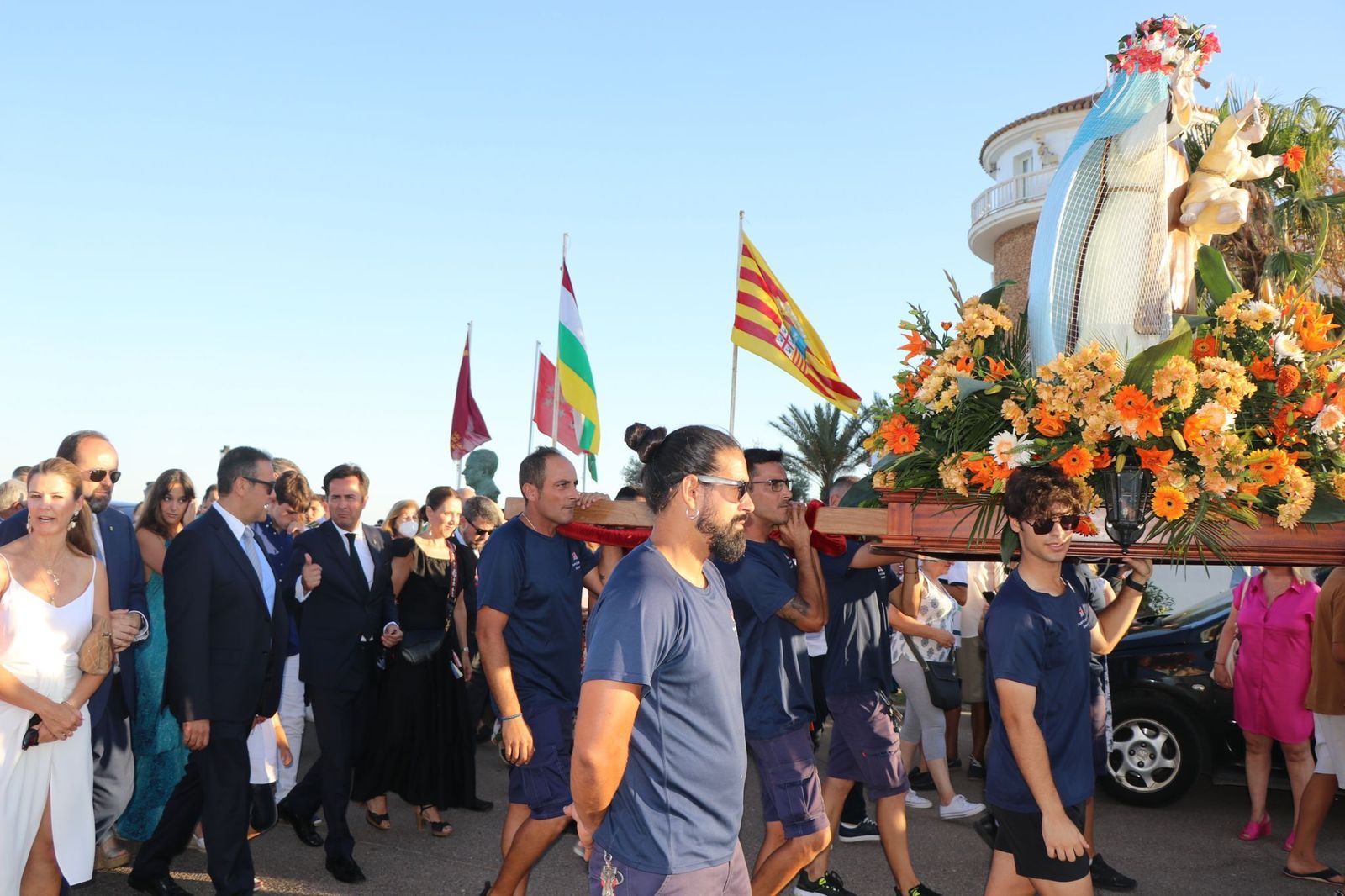 En imágenes, la Virgen del Carmen en Almerimar, El Ejido