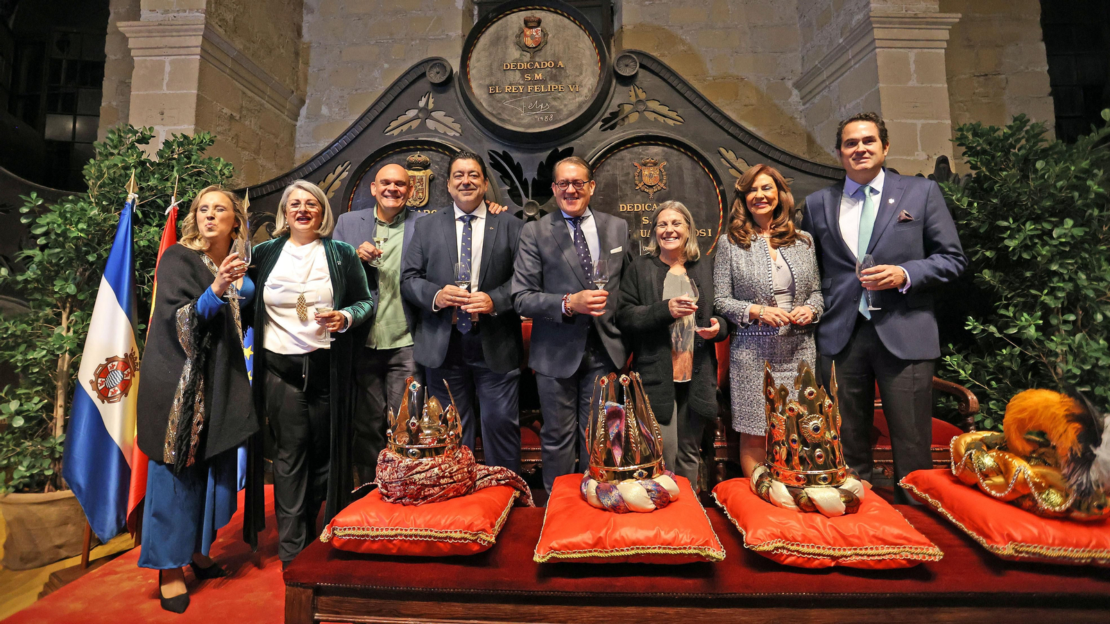 Presentación de los Reyes Magos 2024 de Jerez en Bodegas González Byass