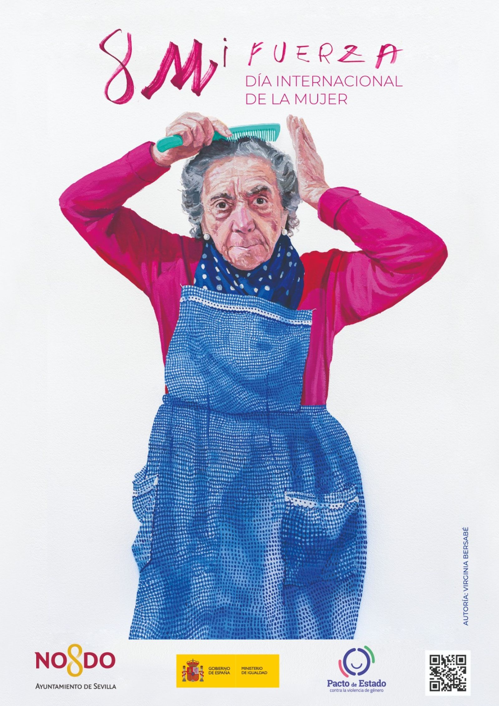 El cartel por el 8M del Ayuntamiento de Sevilla.