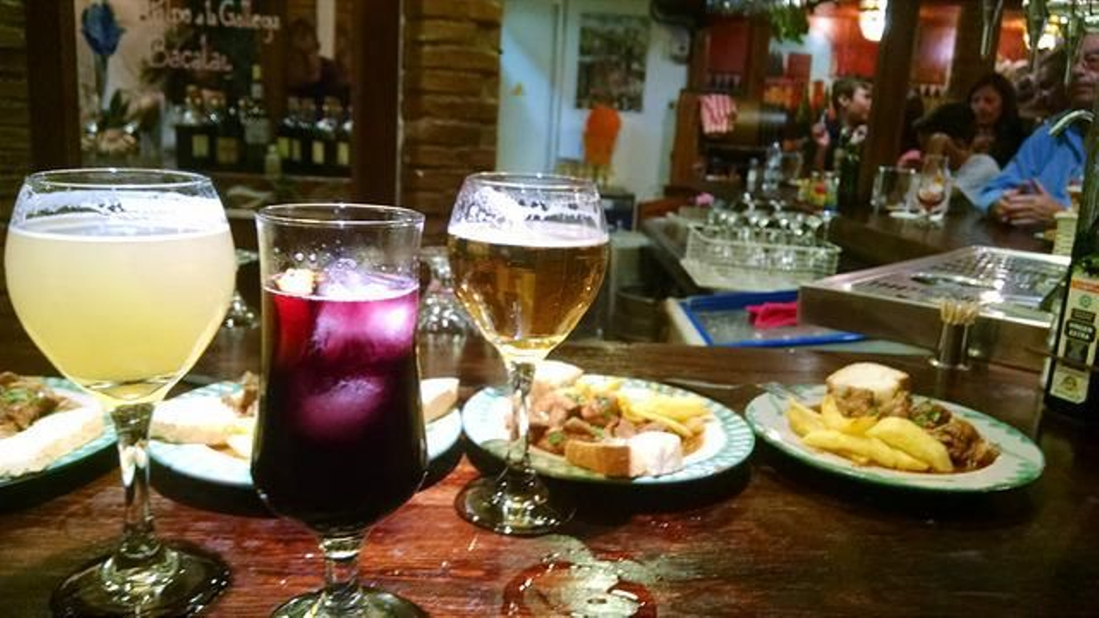 Tapas en Granada.