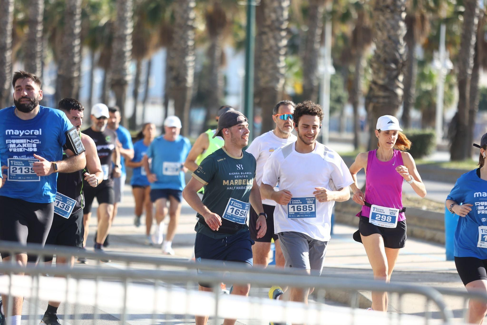 Las mejores fotos de la I Carrera Solidaria Mayoral de Málaga