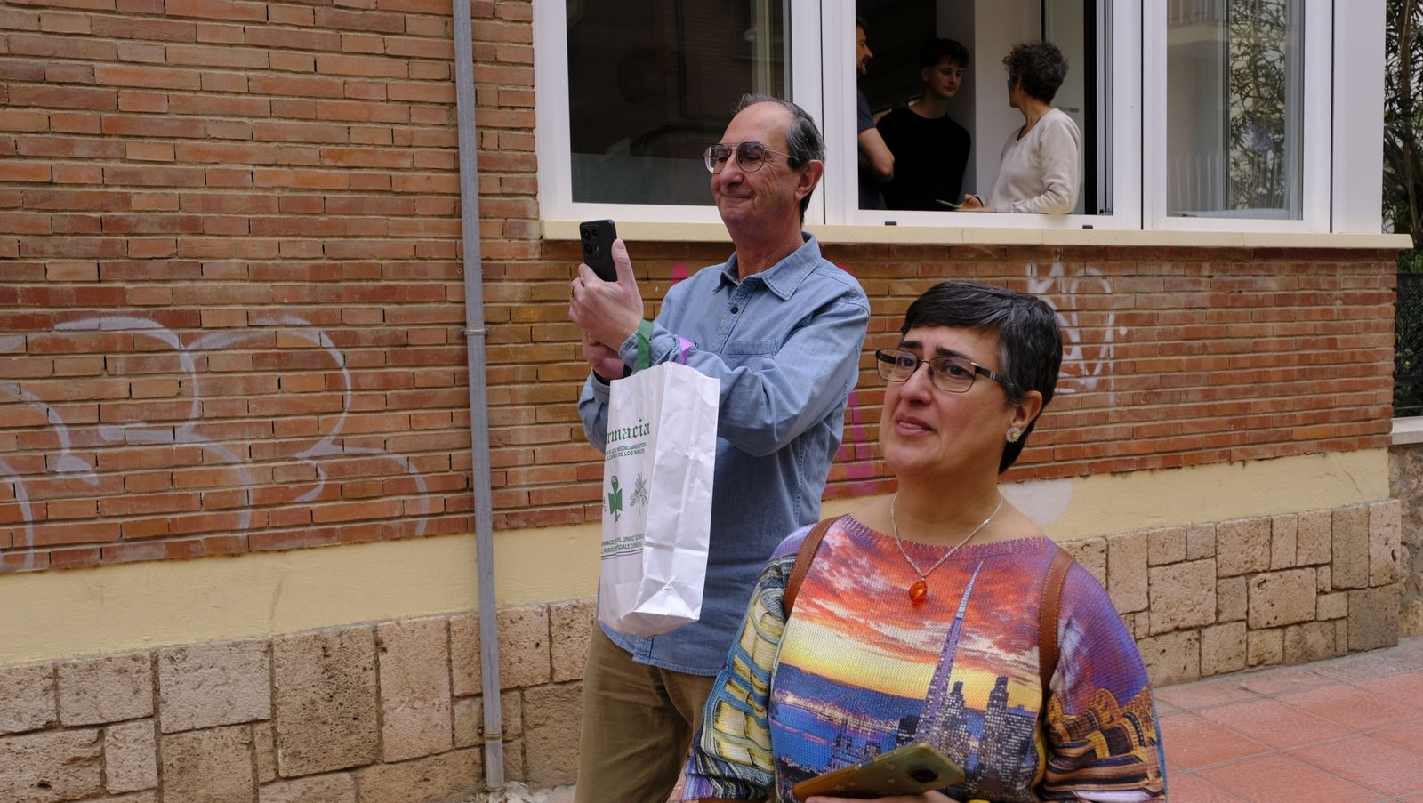 La Borriquita procesiona por las calles de Almería, en imágenes