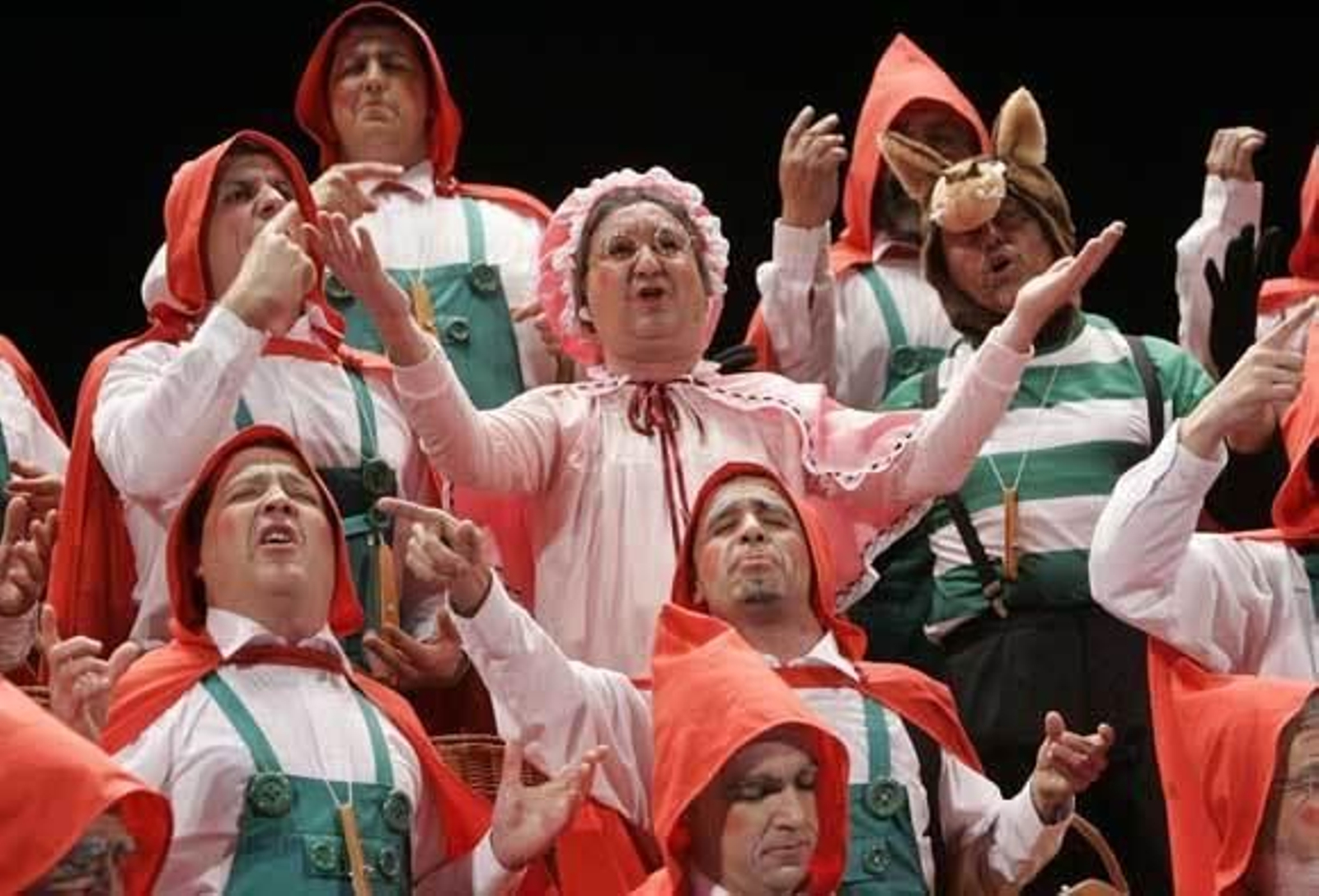 Los Caperucitos muy enrollaos, este cuento no se ha acabao