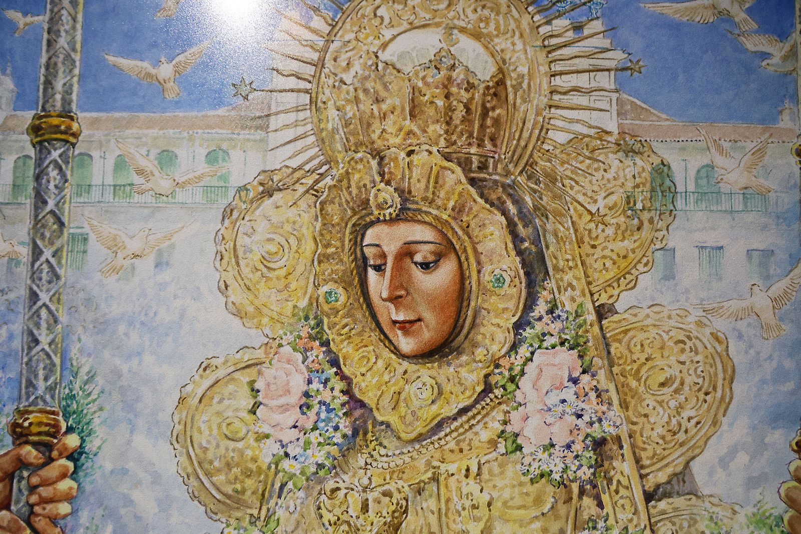 Imágenes de la inauguración de la exposición 'Sueños de Rocío. Carteles de Romería'.