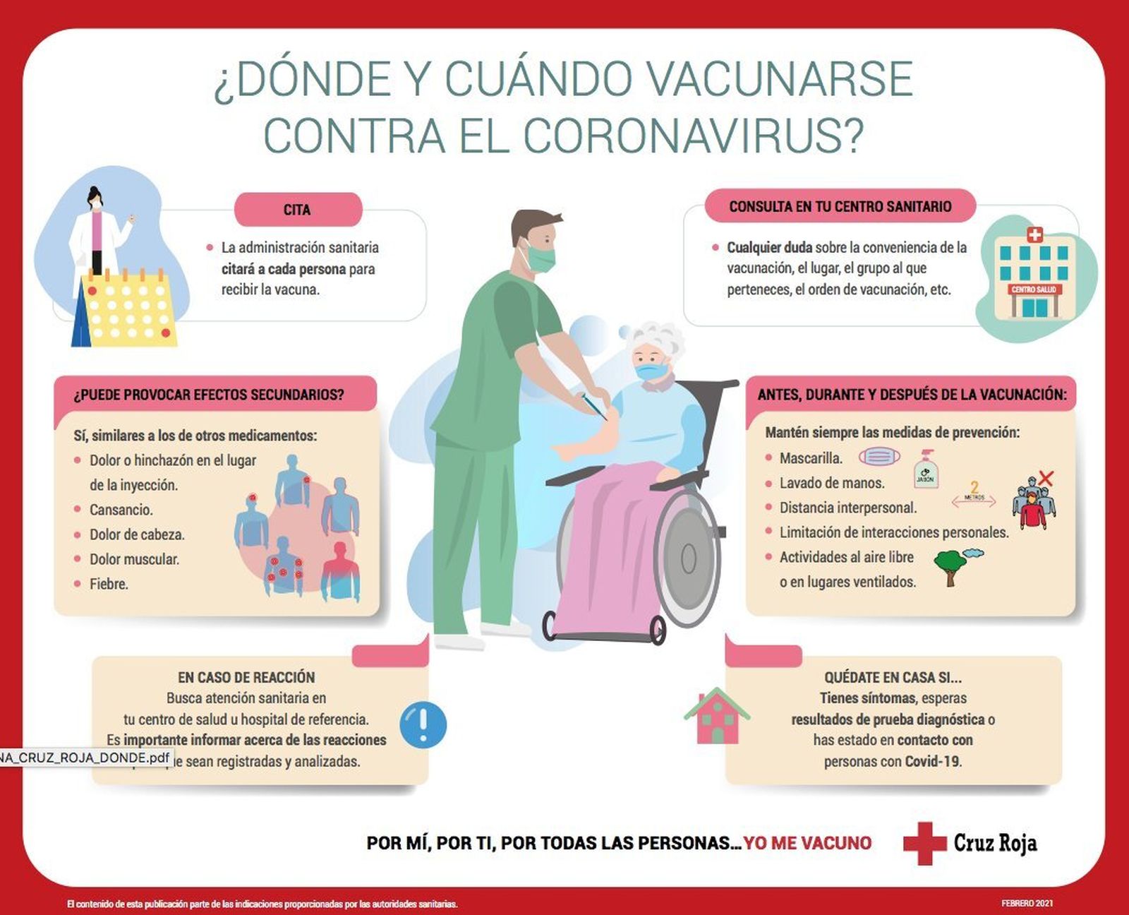 Campaña de Cruz Roja.