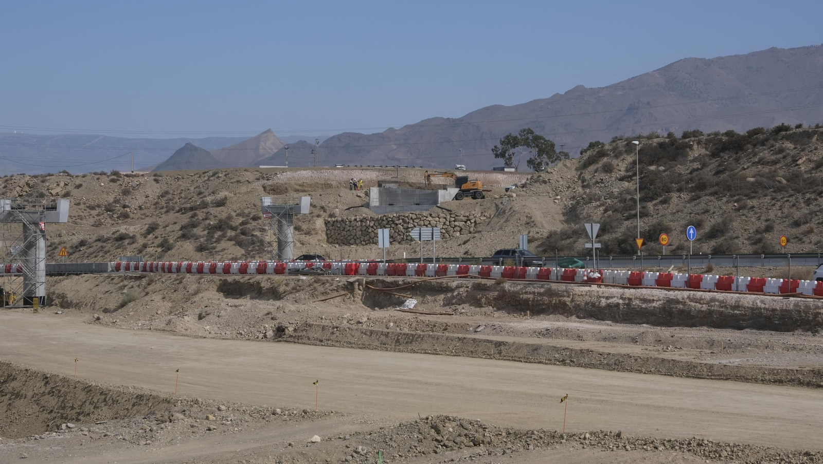 Las obras del nuevo enlace de Viator, en imágenes