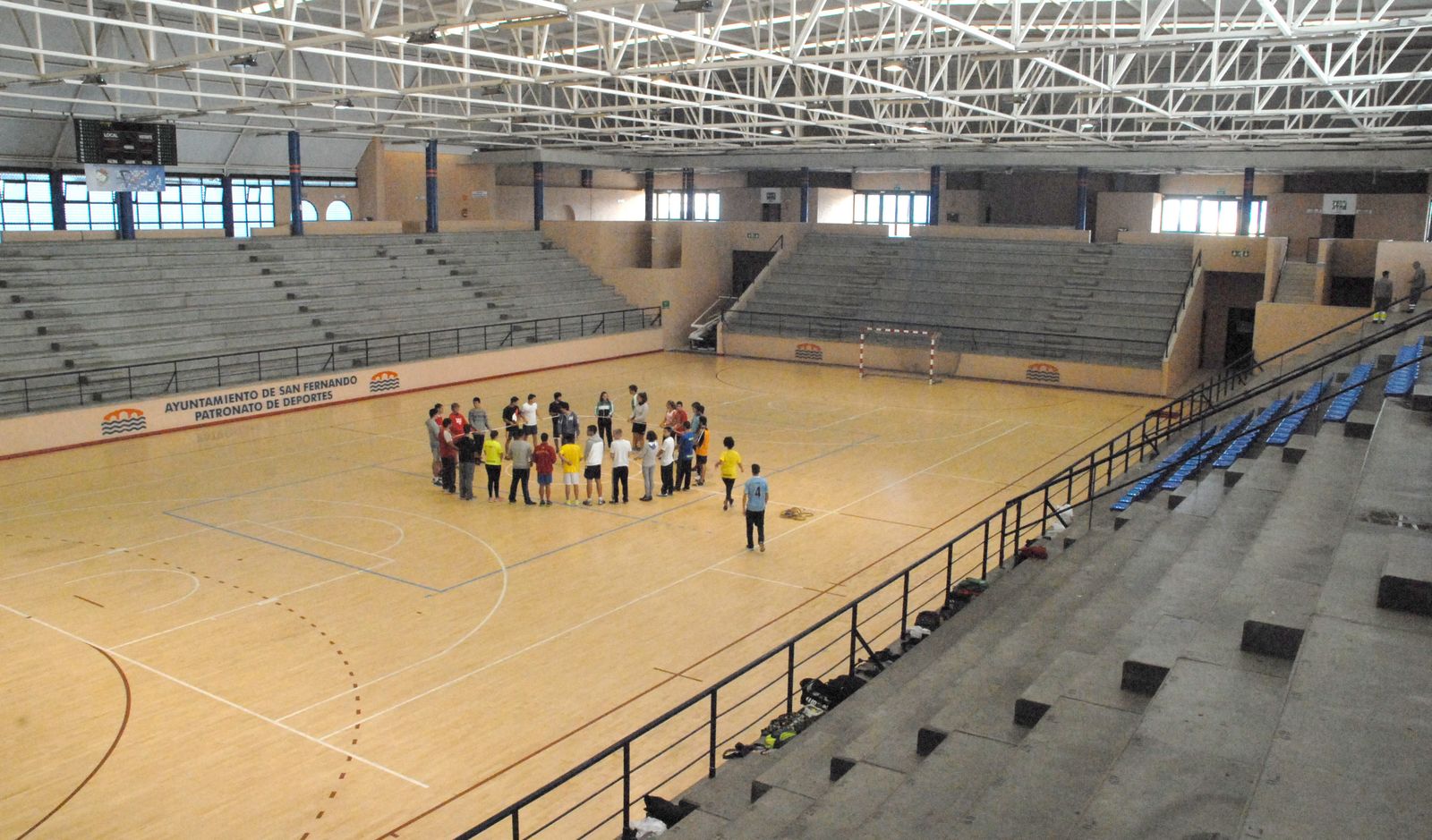 El pabellón de Bahía Sur, en una imagen de archivo.