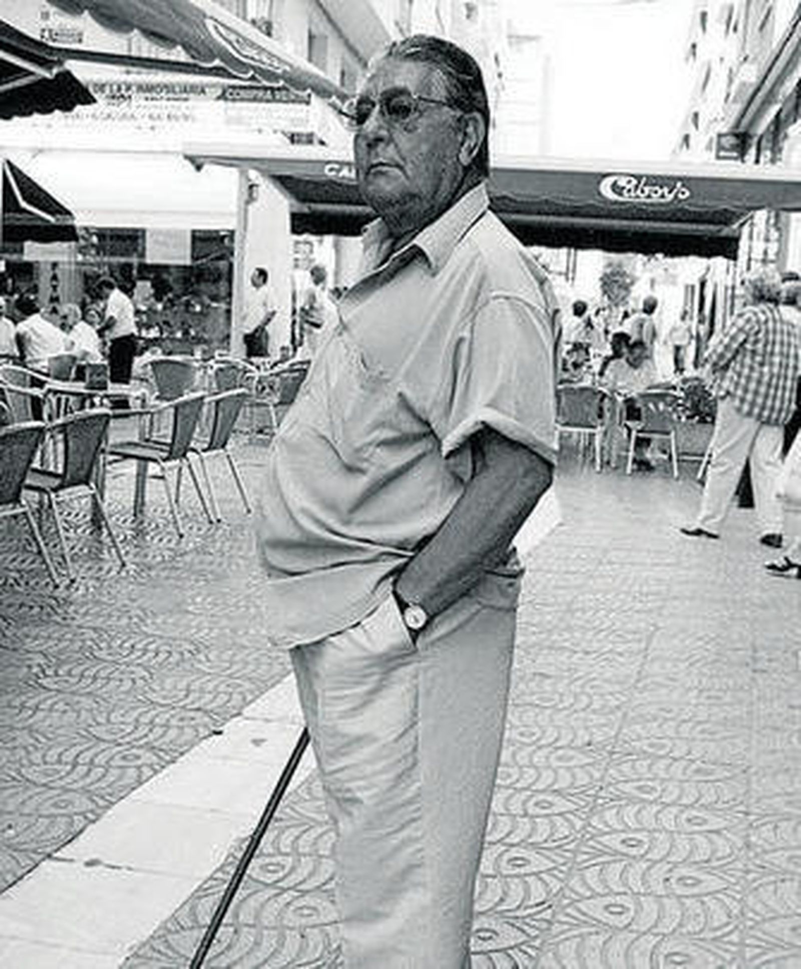 El Pota, en una imagen de acrhivo en la calle Ancha de Algeciras.