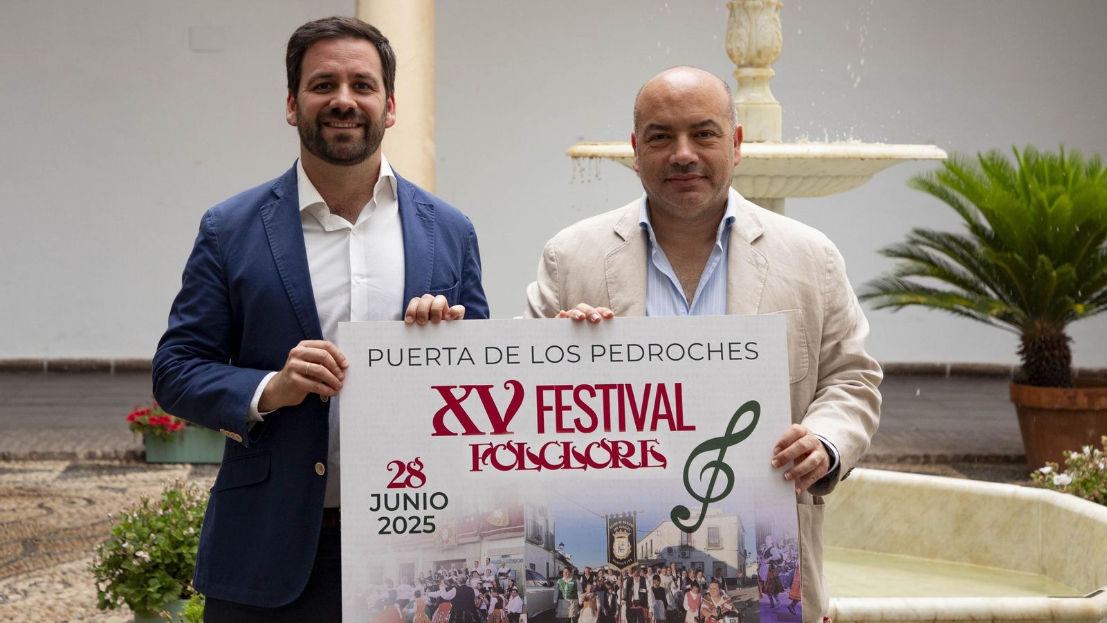 José Luis Cabrera y Gabriel Duque en la presentación del festival José Luis Cabrera y Gabriel Duque en la presentación del festival