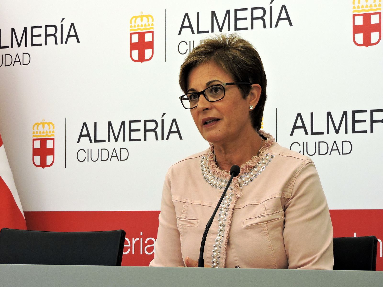 Adriana Valverde, portavoz del PSOE en el Ayuntamiento de Almería