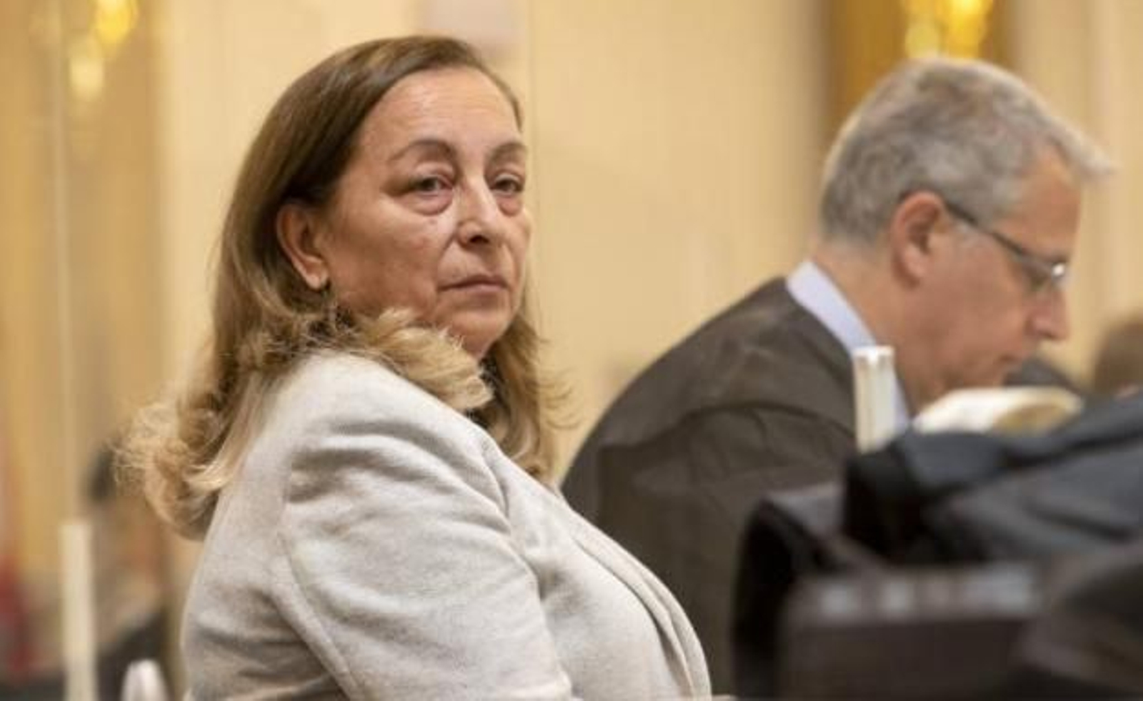 Carmen Merino durante una sesión del juicio
