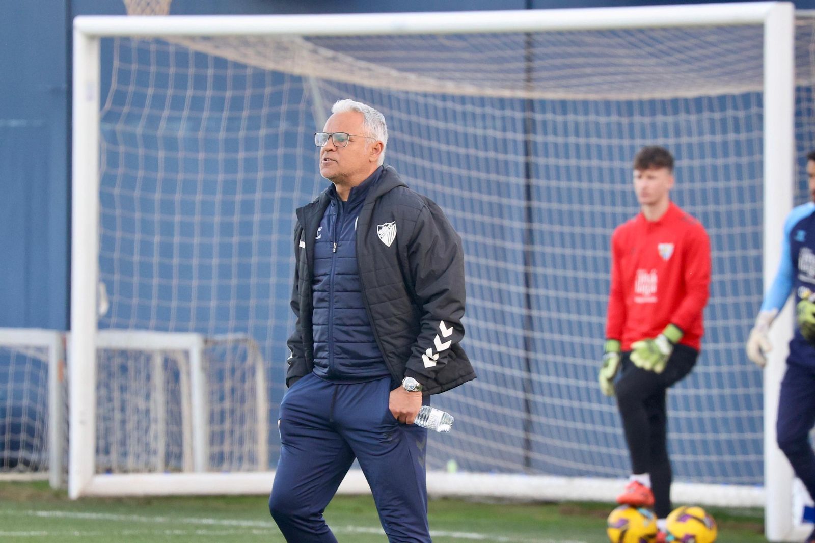 Kevin, novedad en el trabajo del Málaga CF