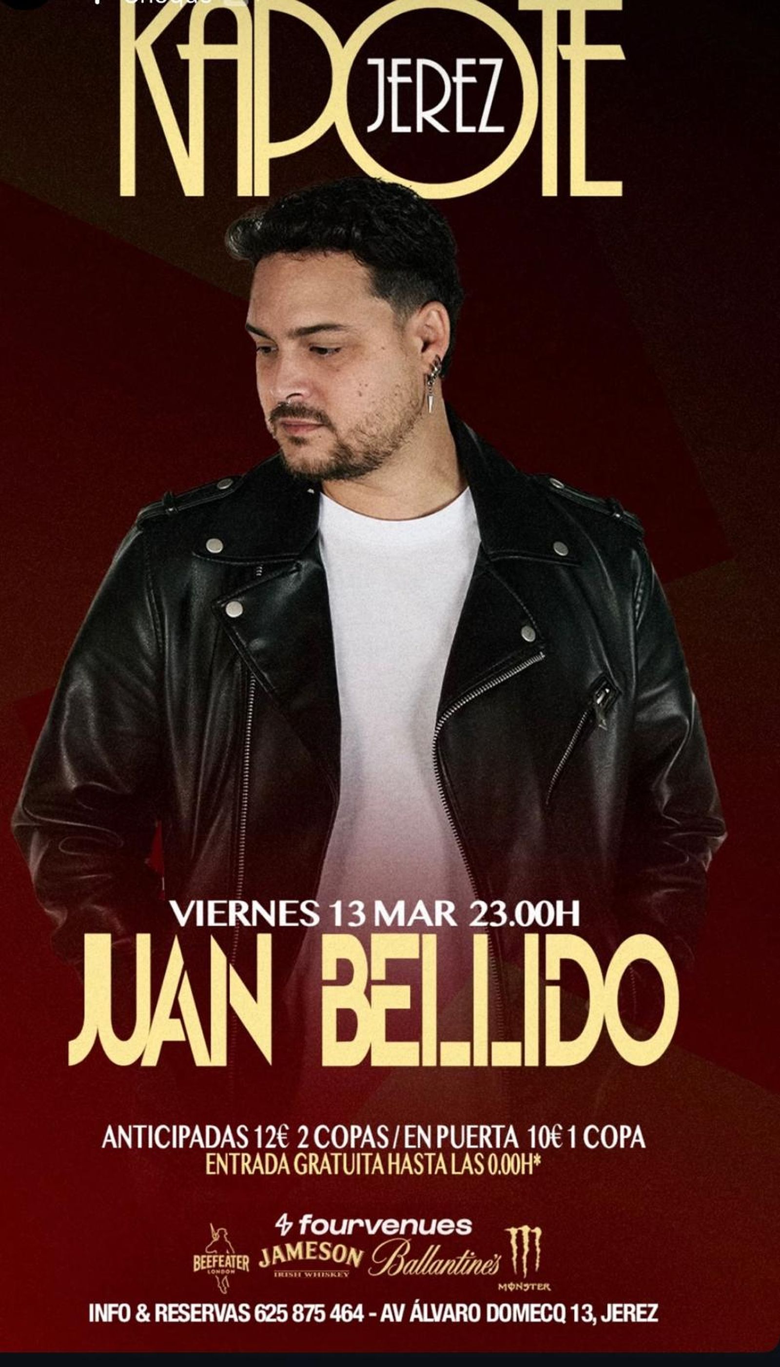 Juan Bellido, en Kapote. Jerez.