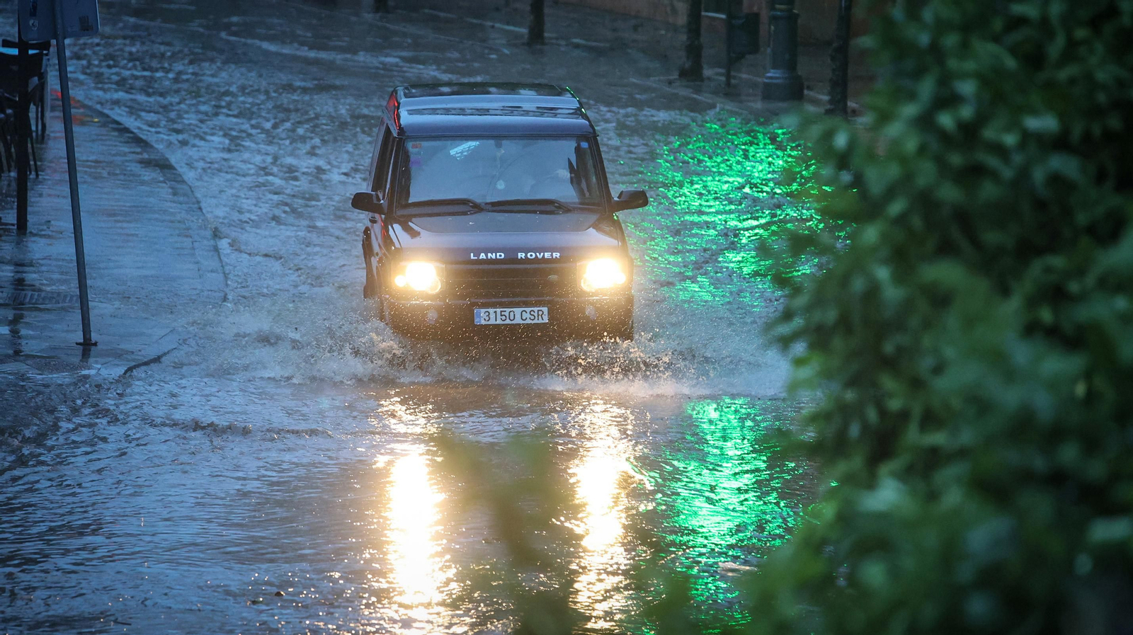 Inundaciones y destrozos en Jerez por el temporal