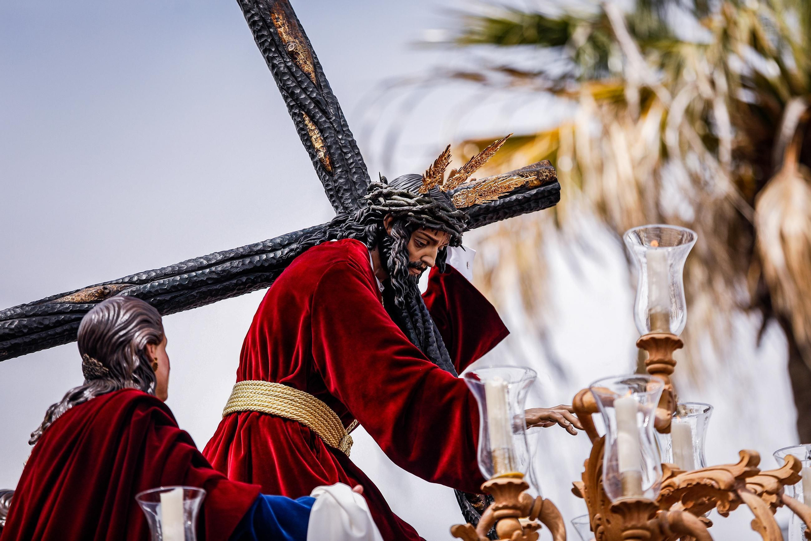 Las imágenes de la Hermandad de Tres Caídas de la Semana Santa de San Fernando 2025