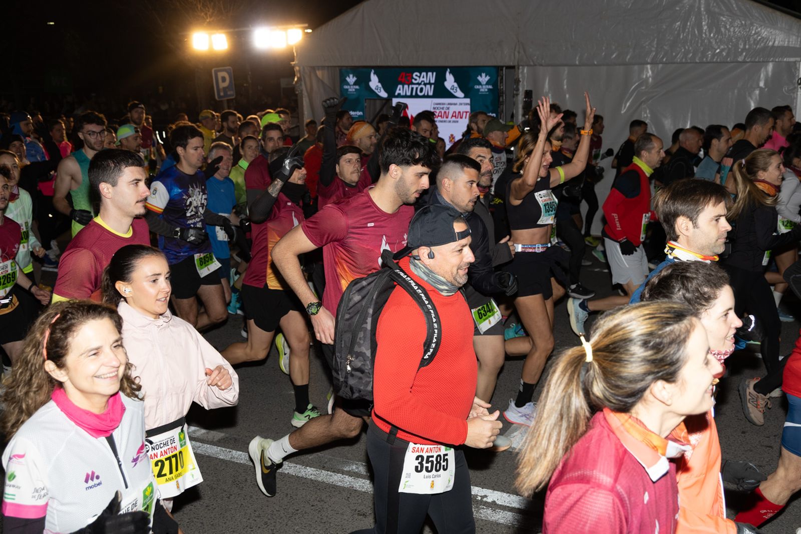 Encuéntrate en la salida de la Carrera de San Antón 2026 (1), en imágenes