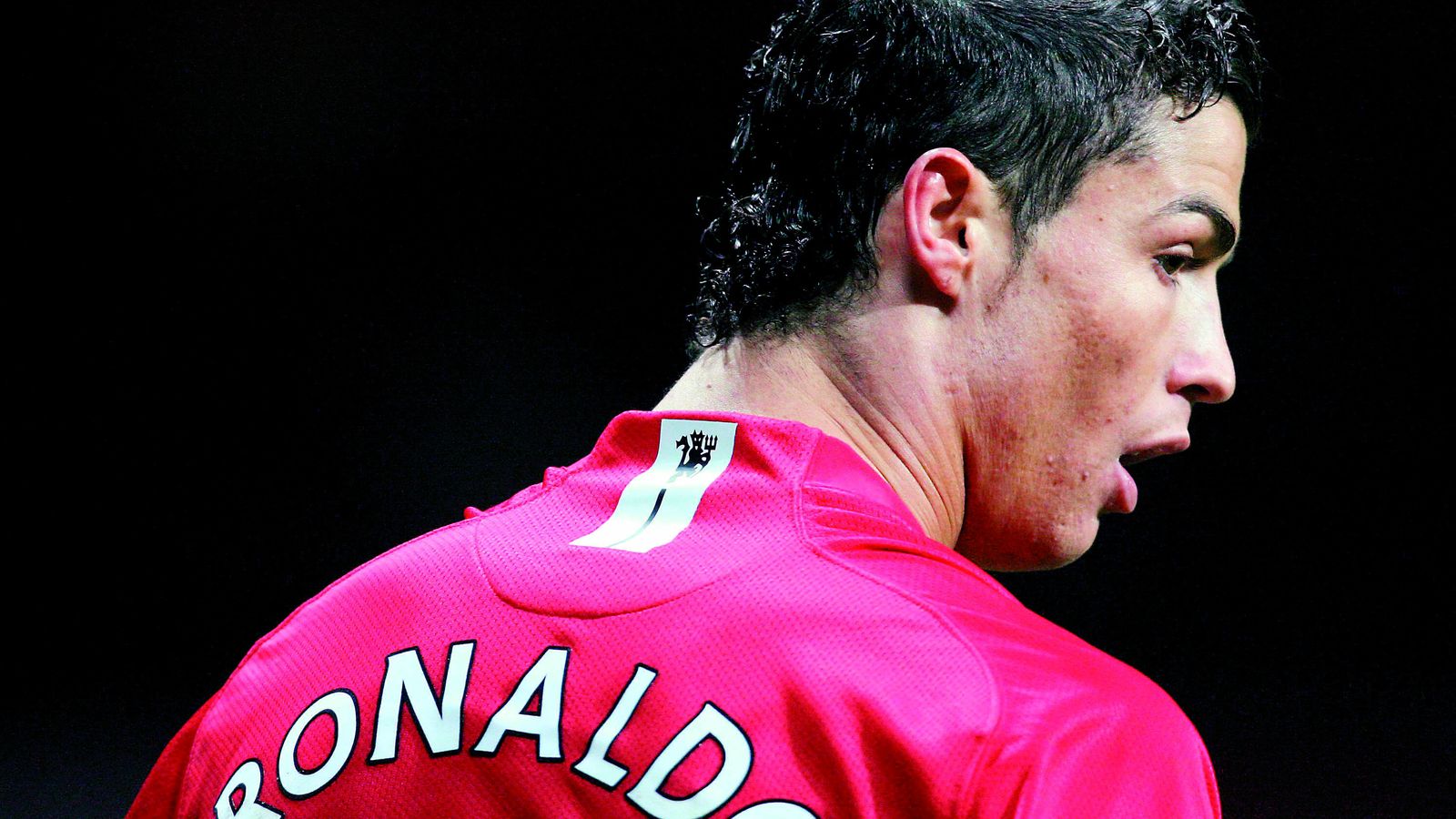 Ronaldo en su etapa en el Manchester United
