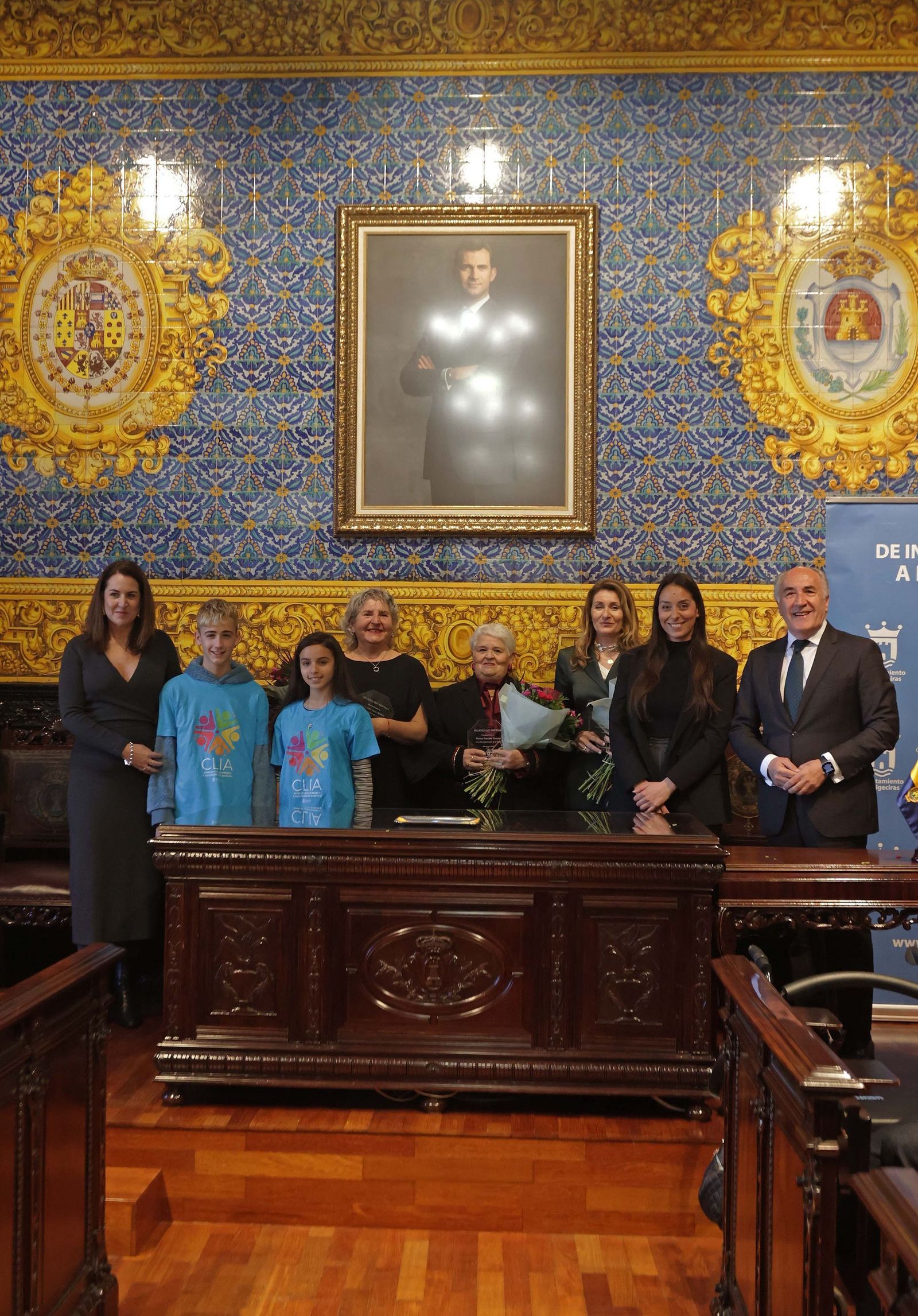 Fotos del acto institucional Mujeres que inspiran en el Ayuntamiento de Algeciras