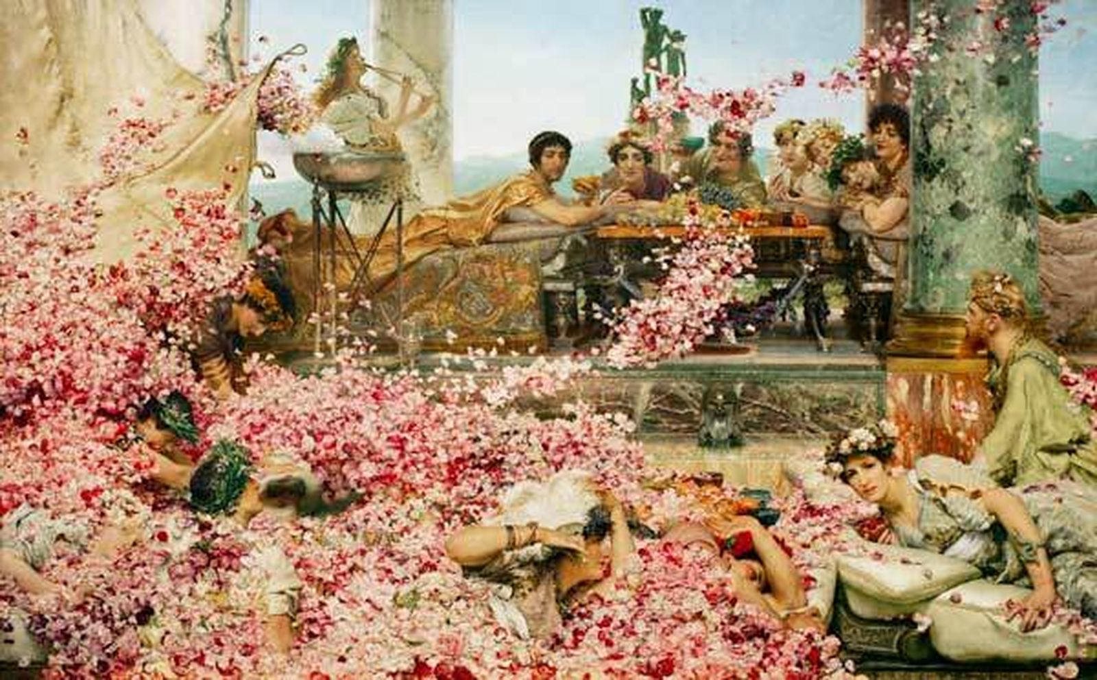 El mito del banquete de Heliogábalo, reproducido por artistas como Alma-Tadema, es uno de los que desmonta Paco Álvarez.