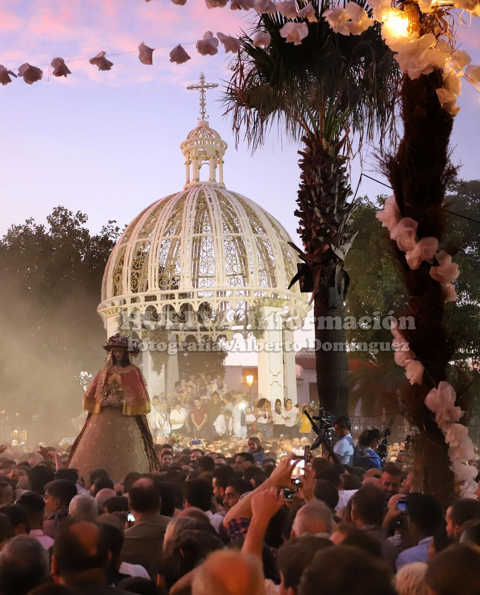 Imágenes del camino de la Venida de la Virgen del Rocío