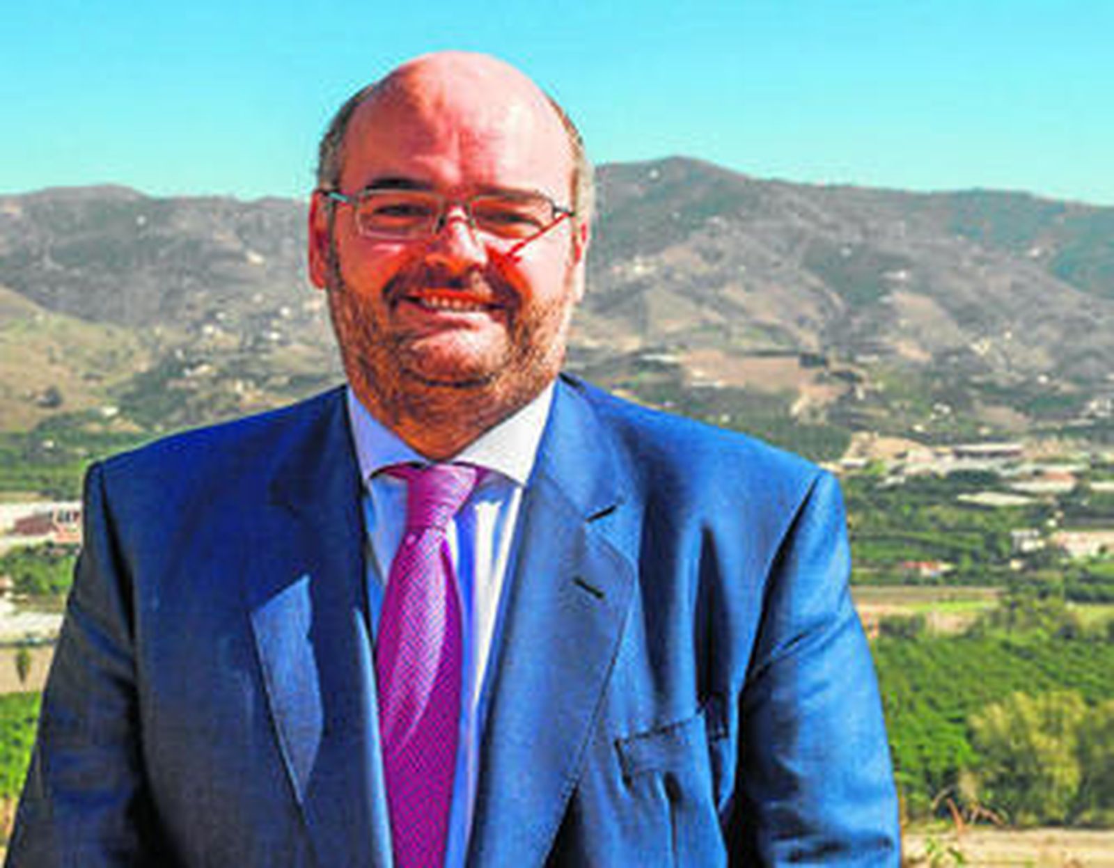 Ramón Gómez-Villares, durante la entrevista.